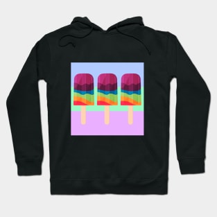 Summer Rainbow Popsicles Hoodie